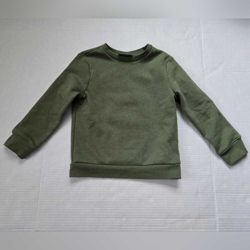 Olive Green Toddler Pullover Sweater - 4T